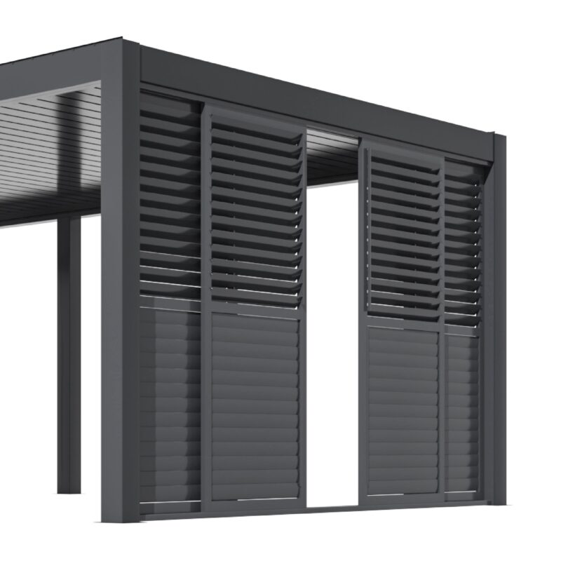 lamellen wand pergola