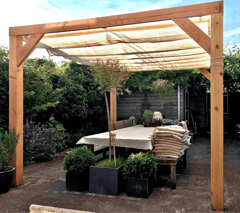 Houten pergola