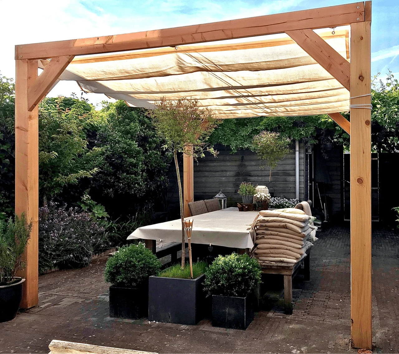 Houten pergola