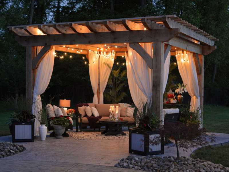Houten pergola