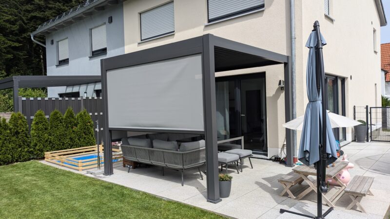 aluminium pergola