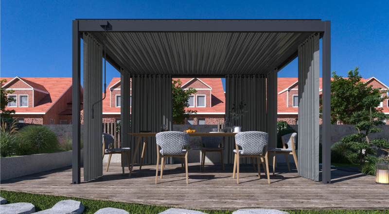 Aluminium pergola