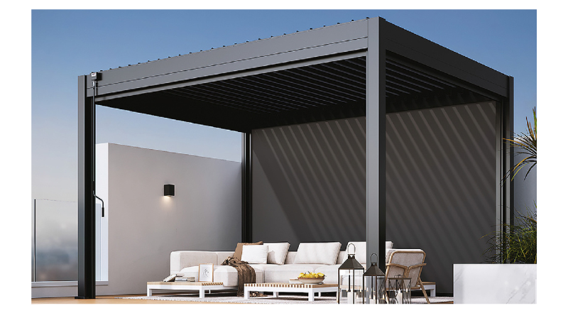 Aluminium pergola